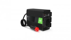 PRZETWORNICA NAPIĘCIA INWERTER Green Cell 12V -igt/br 230V 150W/300W CZYSTA SINUSOIDA INV29
