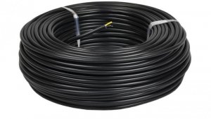 Przewód elektryczny ziemny drut YKY 0,6/1kV 3x2,5mm2 CZARNY 100m MERCOR