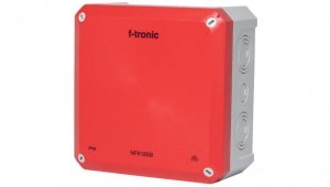 Puszka instalacyjna natynkowa NFK18 180x180x93mm bezhalogenowa hermetyczna IP66 czerwona do lamp awaryjnych NEPTUN Compact F-TRO