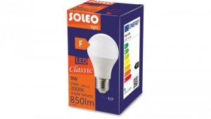Żarówka LED klasyczna E27 A60 9W 850lm 3000K 1CT/10 LED-3109