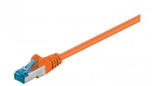 CAT 6AKabel łączący, S/FTP (PiMF), Pomarańczowy - Długość kabla 2 m