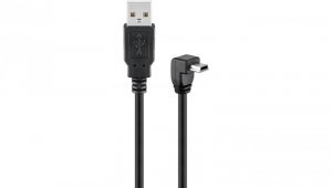Kabel USB 2.0 Hi-Speed 90, Czarny - Długość kabla 1.8 m