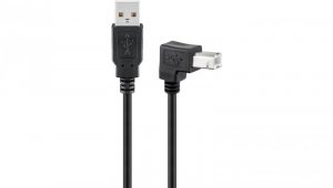Kabel USB 2.0 Hi-Speed, Czarny - Długość kabla 1 m