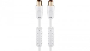 Kabel antenowy (80 dB), filtr ferrytowy, podwójne ekranowanie - Długość kabla 1.5 m