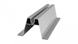 Mostek na blachę trapezową Uchwyt trapezowy aluminiowy szyna montażowa 300x70mm do paneli PV
