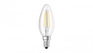Żarówka LED E14 B35 3,4W = 40W 470lm 2700K Ciepła 300 CRI90 Filament OSRAM SUPERSTAR+ Ściemnialna