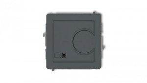 DECO Regulator elektroniczny temperatury z czujnikiem powietrznym grafitowy mat 28DRT-2