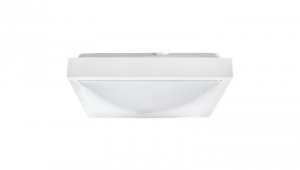 Lampa plafon PLATO-K-W 2 x E27 300x300 kwadrat ramka biała matowa PMA