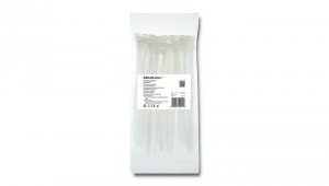 Qoltec Opaski zaciskowe Trytki kablowe 7.2*200mm 50 szt. Nylon66 UV Białe