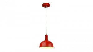 Lampa Wisząca VT-7100 E14 Max. 60W Czerwona 3924