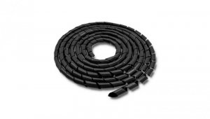 Qoltec Organizer do kabli 6mm 10m Czarny