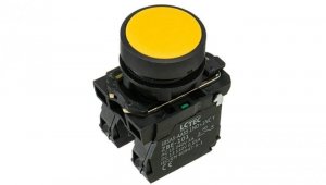Przycisk pulpitowy IP54 kolor żółty EBSA5-AA55 1NO+1NC Y LC-Tec 5902838490693