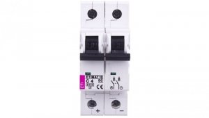 Wyłącznik nadprądowy 2P C 4A 6kA DC ETIMAT10 002138710