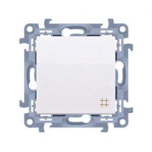 KONTAKT SIMON 10 MODUŁ BIAŁY ŁĄCZNIK KRZYŻOWY ZACISKI ŚRUBOWE 10AX 250V