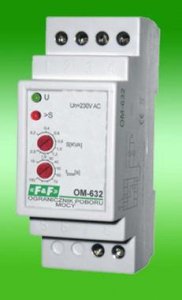 OM-632 OGRANICZNIK MOCY 16A 1Z 2M 230V AC DO WSPÓŁPRACY Z PRZEKSZTAŁTNIKAMI PRĄDU
