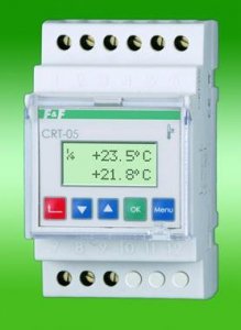 CRT-05 REGULATOR TEMPERATURY CYFROWY -100-+400ST C 16A 1P 3M 230V AC