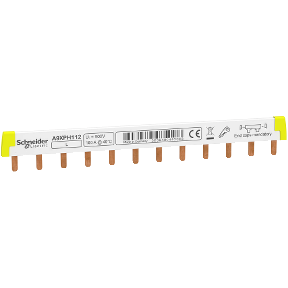 Schneider Electric Szyna sztyftowa Acti9 A9XPH112 100A 1-biegunowa 12 modułów, A9XPH112