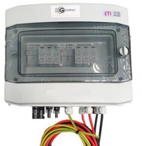 ROZDZIELNICA PV AC OGRANICZNIK T2 4P,  RCD 40/4/0,1, WYŁ. NADPRĄDOWY C16/3