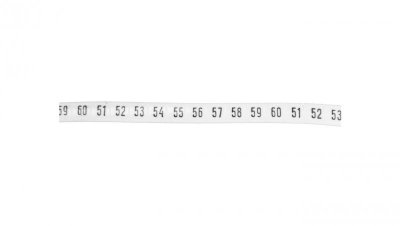 Oznacznik DK2/Z6 /51-60/ biały 89206006 /100szt./