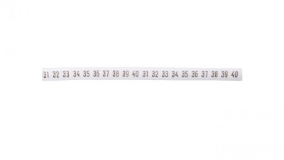 Oznacznik biały DK2/Z5 /31-40/ 89281006 (100szt.)