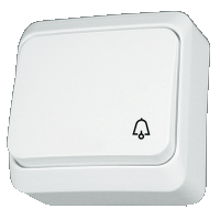 Schneider Electric Prima, przycisk &quot;dzwonek&quot;, biały, WDE001012
