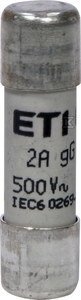 WKŁADKA CH10X38 GG 12A/500V
