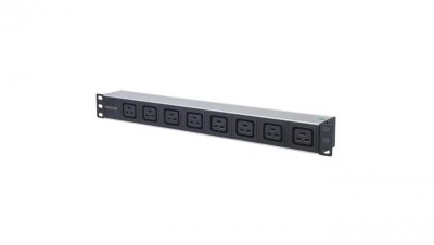 Listwa zasilająca Rack 1U 110-250V/16A 8X C19 kabel 2M 163613
