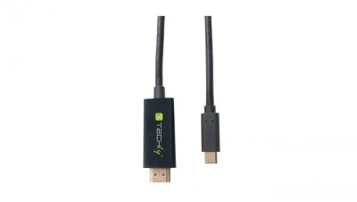 Kabel Adapter USB-C do HDMI 4K*60Hz 2m DP Alt Mode Techly