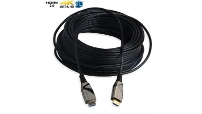 AKTYWNY OPTYCZNY KABEL HDMI-HDMI V2.0 M/M 3D4K ETHERNET 50M