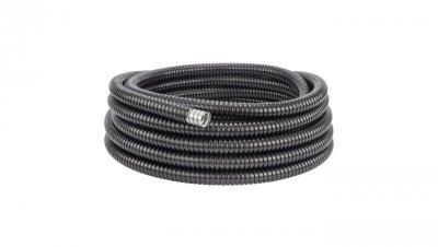 Rura karbowana peszel metalowy Anaconda Multitite 25/21mm 1250N UV w powłoce PVC IP67 czarna /10m/