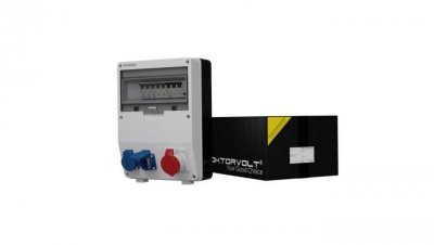 Rozdzielnica budowlana TD-S/FI 16A 2x230V Schuko Doktorvolt 6718