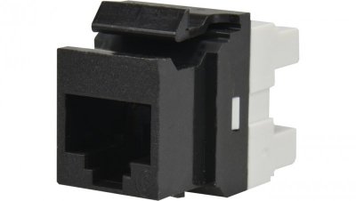 Moduł keystone RJ45 UTP kat.6 nieekranowany czarny Molex