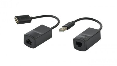 UNITEK Przedłużacz USB 1.1 do 60m pod kabel kat.5e, kat.6