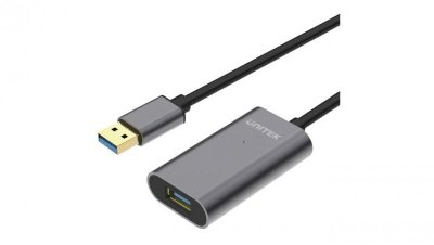 UNITEK Kabel przedłużacz aktywny USB 3.0 A (wtyk / gniazdo) 5m ze wzmacniaczem