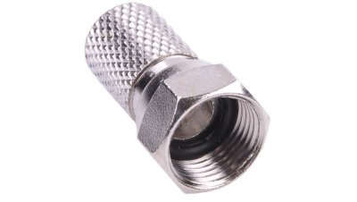 Wtyk antenowy F nakręcany 8,2mm na przewód YWDXpek + uszczelka