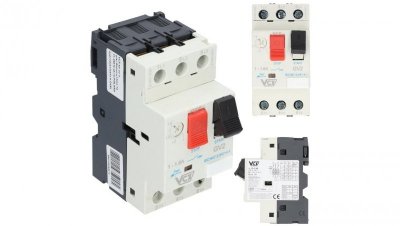 Wyłącznik silnikowy 1,0-1,6A 3P 6kV 230/400V GV-2 VCX