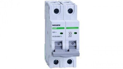Rozłącznik izolacyjny modułowy fotowoltaiczny PV 2-fazowy 2-polowy 500V 16A NOARK