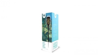 Lampa ogrodowa pochodnia 12LED 300mAh Ni-Mh solarna IP65 RTV100010