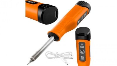 Mobilna bezprzewodowa lutownica 4V 450C USB 19-250 NEO