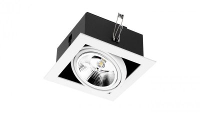 Oprawa Podtynkowa Halogenowa Ruchoma GU10 ES111 Kwadratowa Biała CANIS LUMILED