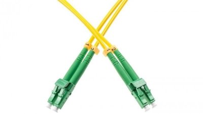 Patchcord światłowodowy FO SM LC/APC-LC/APC duplex 9/125 1m