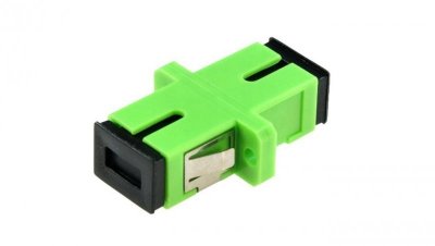 Adapter światłowodowy bezkołnierzowy jednomodowy SM SC/APC simplex ALANTEC FOA-SCA-SMSS