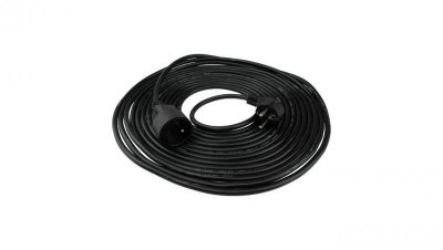 Przedłużacz 1 gniazdo 10m z/u 3x1.5mm2 CZARNY