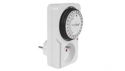Włącznik czasowy - timer mechaniczny GreenBlue, 48 programów, max. obciążenie 16A, IP20, GB360 E