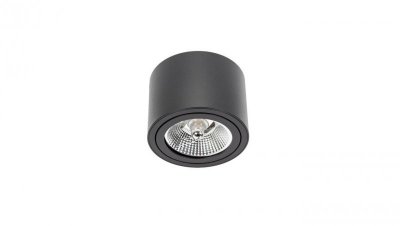 CHLOE AR111 NATYNKOWA GU10 250V IP20 139x100mm CZARNY okrągła ruchoma