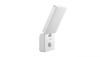 Lampa LED z czujnikiem ruchu Maclean, czujnik ruchu PIR, kolor biały, 10W, IP65, 800lm, barwa neutralna biała (4000K) MCE516 W
