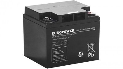 Akumulator AGM EUROPOWER serii EPS 12V 42Ah (Żywotność 8-12 lat)