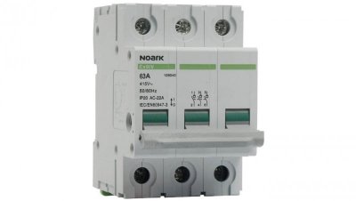 Rozłącznik izolacyjny 63A 3-biegunowy 3P (400V AC) 3-modułowy NOARK