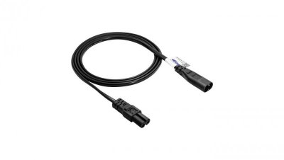 Kabel zasilający Akyga AK-RD-08A przedłużacz ósemka CCA IEC C7 / IEC C8 1.5m