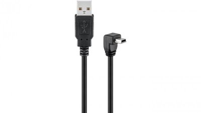 Kabel USB 2.0 Hi-Speed 90, Czarny - Długość kabla 1.8 m